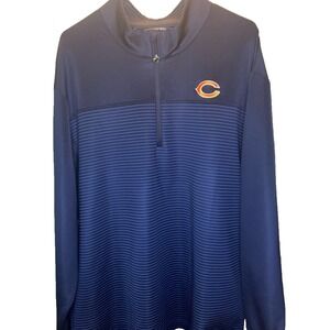 Cutter & Buck Chicago Bears Half Zip Pullover 2XB Big & Tall